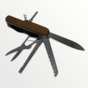 Multifunkční kapesní nůž dřevěný