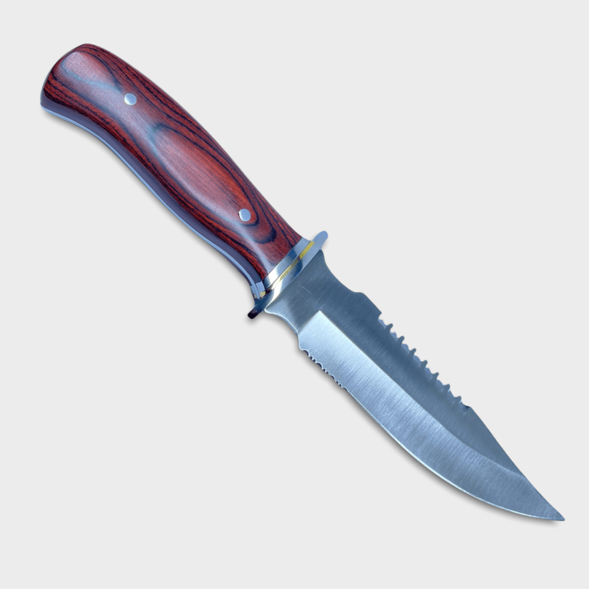 Lovecký nůž s pouzdrem s dřevěnou rukojetí s vlastním textem nebo motivem 42842