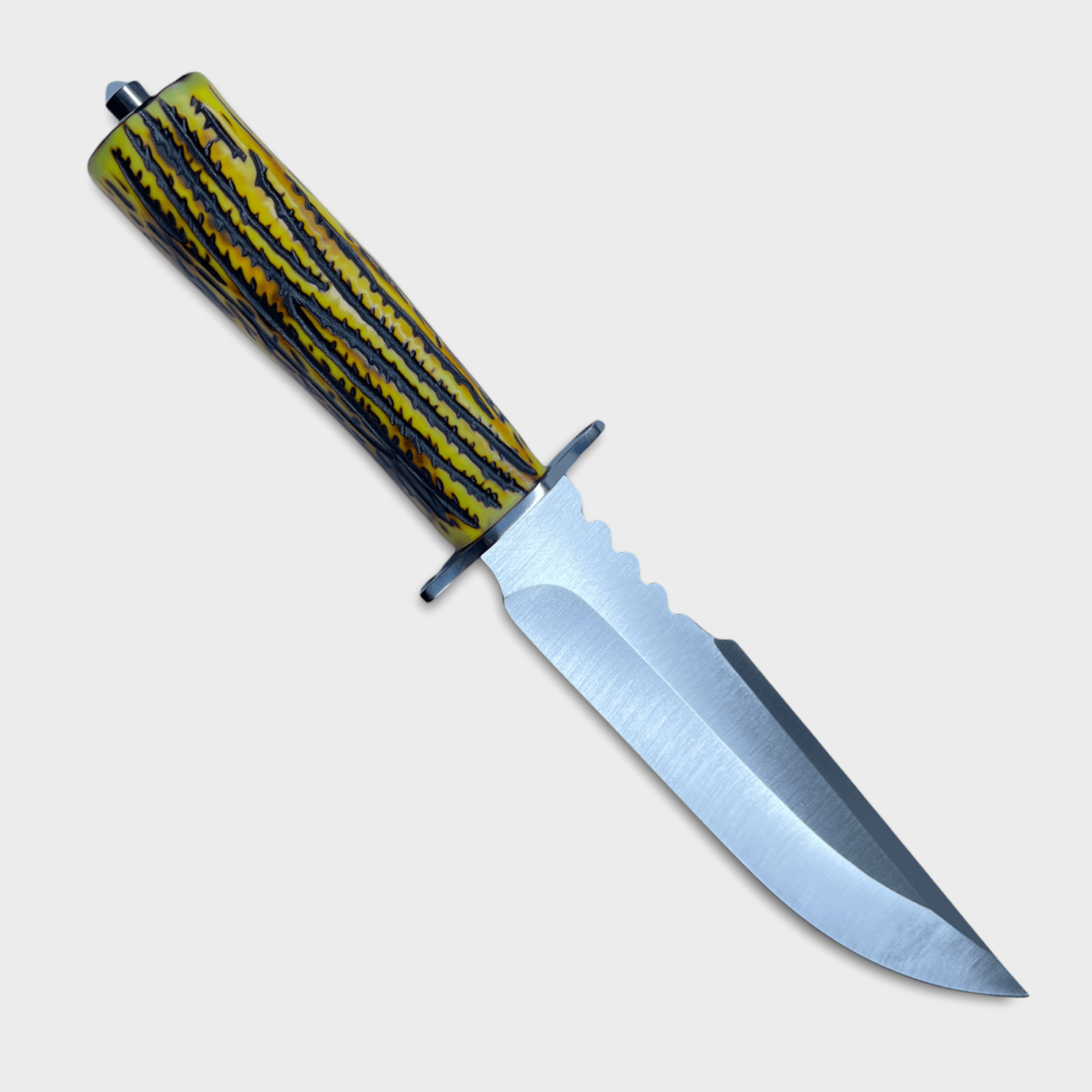 Lovecký nůž s pouzdrem s vlastním textem nebo motivem - imitace paroží, 42432